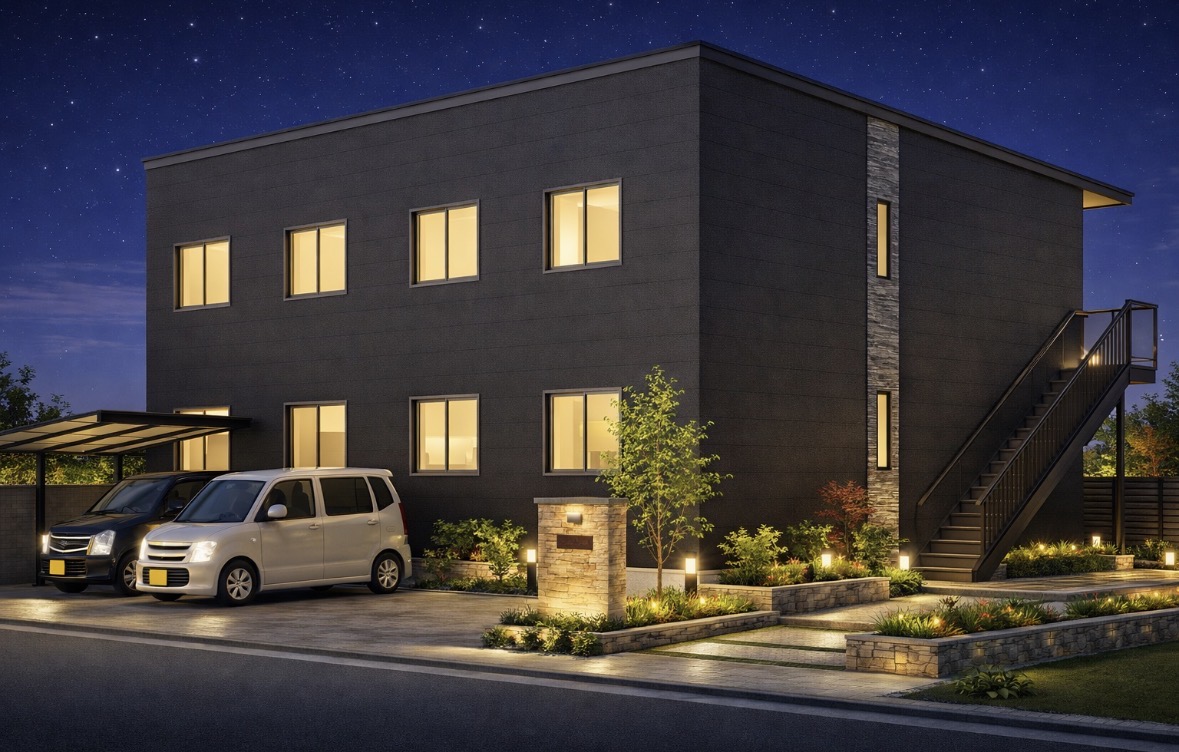 【1K8戸】ローコストアパートプラン※こちらの物件は規格アパートプランになります。